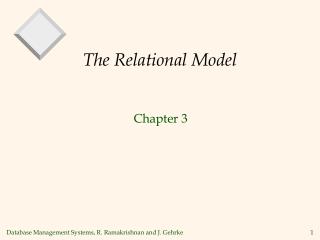 The Relational Model