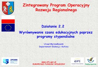 Zintegrowany Program Operacyjny Rozwoju Regionalnego