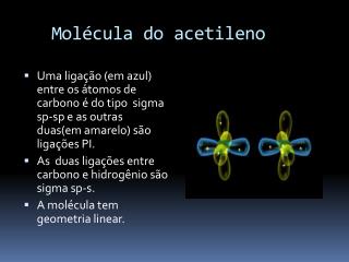 Molécula do acetileno