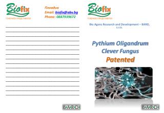 Pythium Oligandrum Clever F ungus P atented