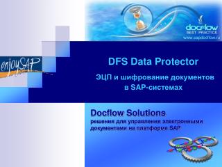 DFS Data Protector ЭЦП и шифрование документов в SAP- системах