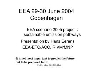 EEA 29-30 June 2004 Copenhagen