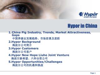 Hypor in China