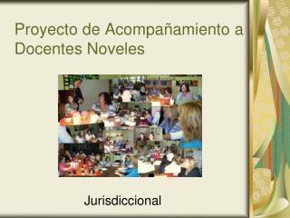 Proyecto de Acompañamiento a Docentes Noveles