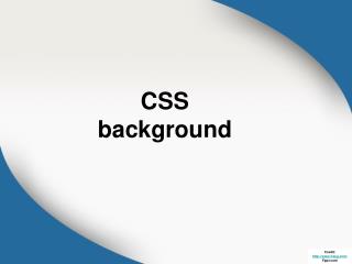 CSS background