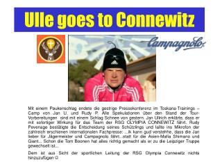 Ulle goes to Connewitz