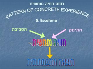 PATTERN OF CONCRETE EXPERIENCE