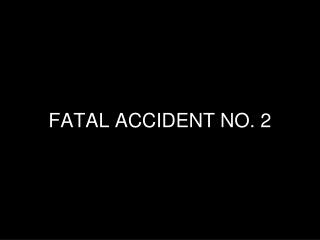 FATAL ACCIDENT NO. 2