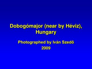 Dobogómajor (near by Héviz), Hungary