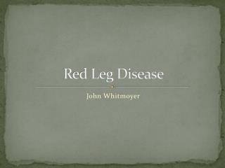 Red Leg Disease