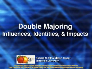 Double Majoring Influences, Identities, &amp; Impacts