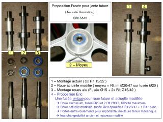 1 – Montage actuel ( 2x Rlt 15/32 )