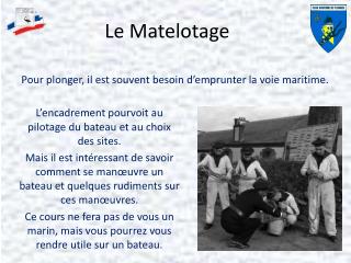 Le Matelotage