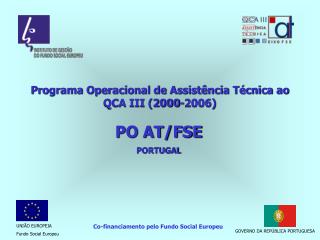 Programa Operacional de Assistência Técnica ao QCA III (2000-2006)