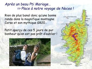 Après un beau Pti Mariage… 	 =&gt; Place à notre voyage de Noces !