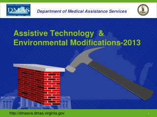 Assistive Technology &amp; Environmental Modifications-2013