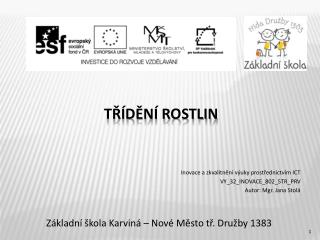 Třídění rostlin