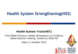 Health System Strengthening(HSS)