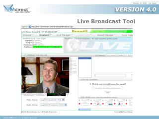 Live Broadcast Tool