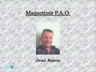 Maquettiste P.A.O.