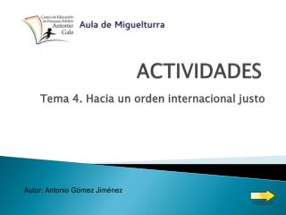 ACTIVIDADES