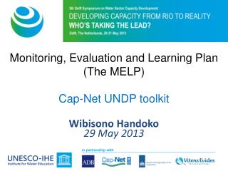 Monitoring, Evaluation and Learning Plan (The MELP) Cap-Net UNDP toolkit