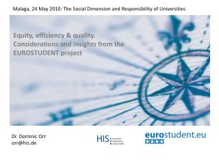 Equity, efficiency &amp; quality. Considerations and insights from the EUROSTUDENT project
