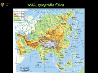 ÀSIA, geografia física