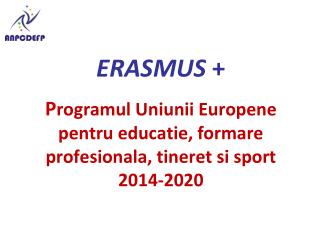 Noul program 2014-2020