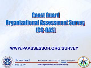 Coast Guard Organizational Assessment Survey (CG-OAS)
