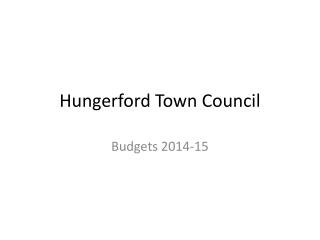 Hungerford Town Council