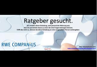 Mehr Informationen unter companius-kopfverleih.blogspot /