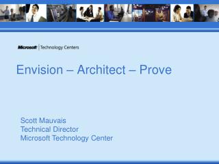 Envision – Architect – Prove