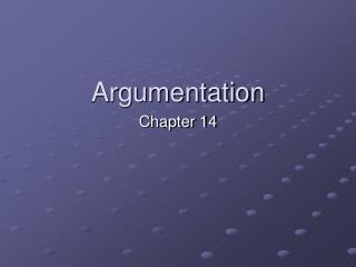 Argumentation