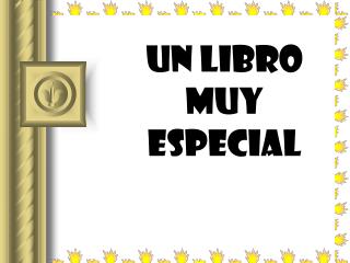 UN LIBRO MUY ESPECIAL