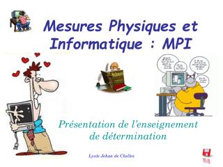 Mesures Physiques et Informatique : MPI