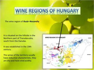 wine regions of Hungary