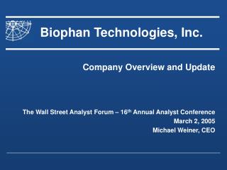 Biophan Technologies, Inc.