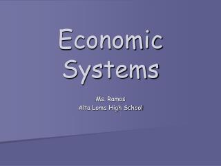 Economic Systems