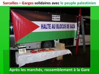 Sarcelles – Garges solidaires avec le peuple palestinien