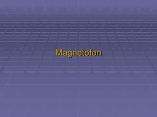 Magnetofon