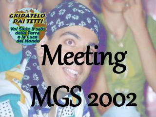 Meeting MGS 2002