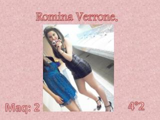Romina Verrone .