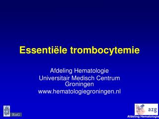 Essenti ë le trombocytemie