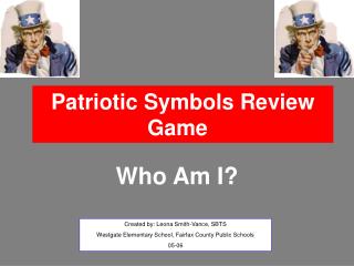 Patriotic Symbols Review Game