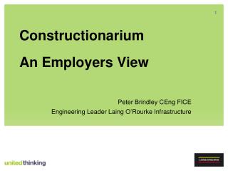 Constructionarium An Employers View