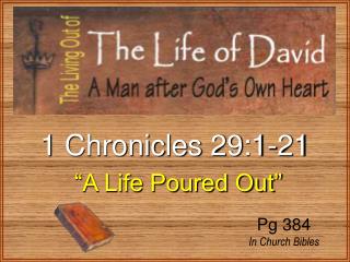 1 Chronicles 29:1-21