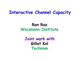 Interactive Channel Capacity