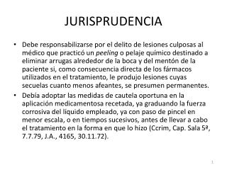 JURISPRUDENCIA