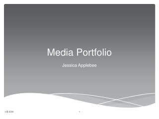 Media Portfolio